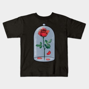 Enchanted Rose in a Jar Kids T-Shirt